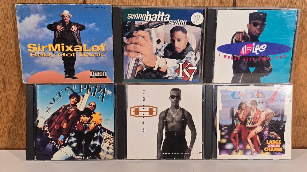 Rap Hip Hop CD Lot Hammer Salt-N-Pepa Sir Mix-A-Lot K7 Chunky A Mr. Lee